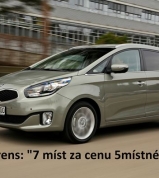 Kia Carens nabízí sedm za cenu pěti