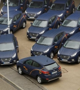 Hyundaie na vodík jezdí v Mnichově