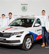 Olympionici převzali vozy KODIAQ