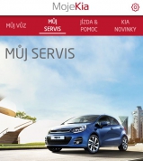 Portál MojeKia pro majitele vozů Kia