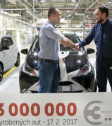 Toyota Aygo třímiliontým vozem vyrobeným v TPCA